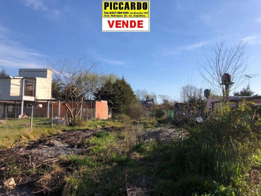  LOTE EN VENTA Bº LOS AROMOS REF.AR 107 GRAL. RODRÍGUEZ PICCARDO