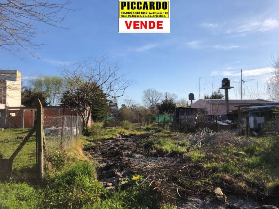  LOTE EN VENTA Bº LOS AROMOS REF.AR 107 GRAL. RODRÍGUEZ PICCARDO