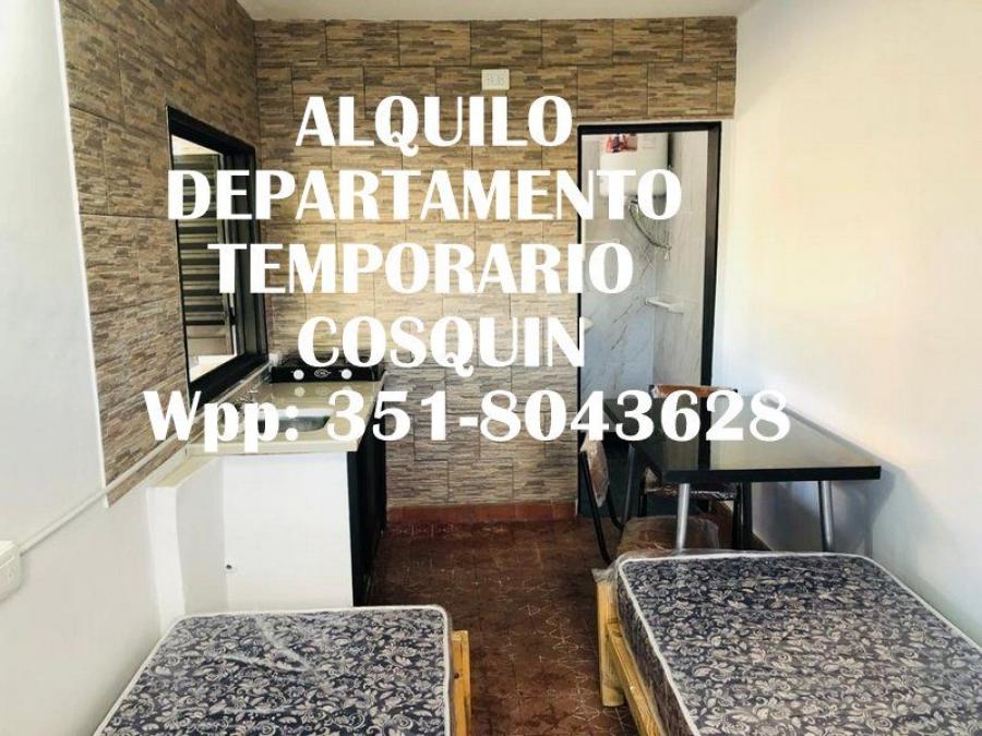 Foto Departamento en Alquiler por temporada en La Remembranza, Cosquin, Córdoba - $ 140.000 - DET111651 - BienesOnLine