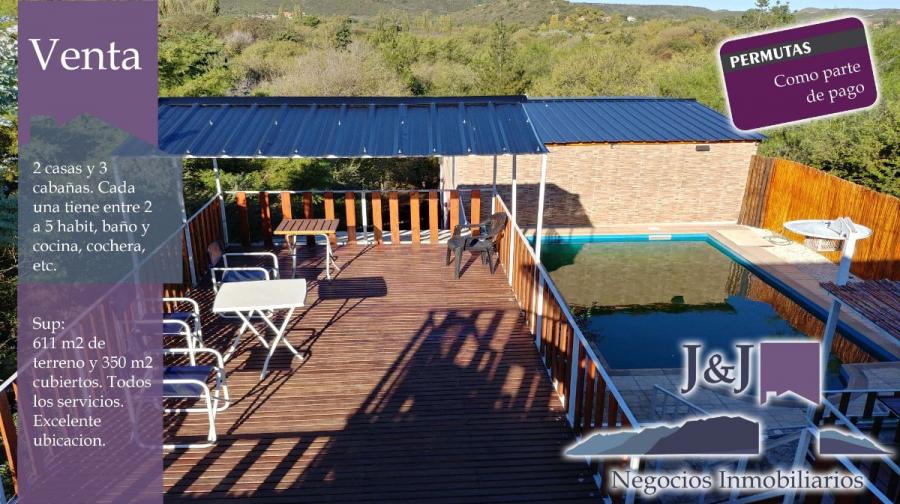 Cabañas y casa en Potrero de los Funes