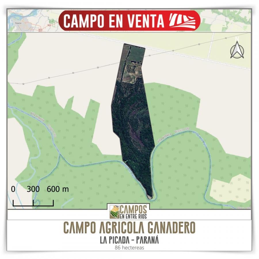 Foto Campo en Venta en Parana, Entre Rios - 86 hectareas - U$D 2.558 - CPV118163 - BienesOnLine