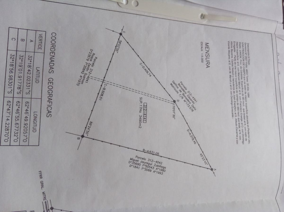 Foto Campo en Venta en Alto Alegre, Córdoba - 17 hectareas - U$D 55.000 - CPV117879 - BienesOnLine