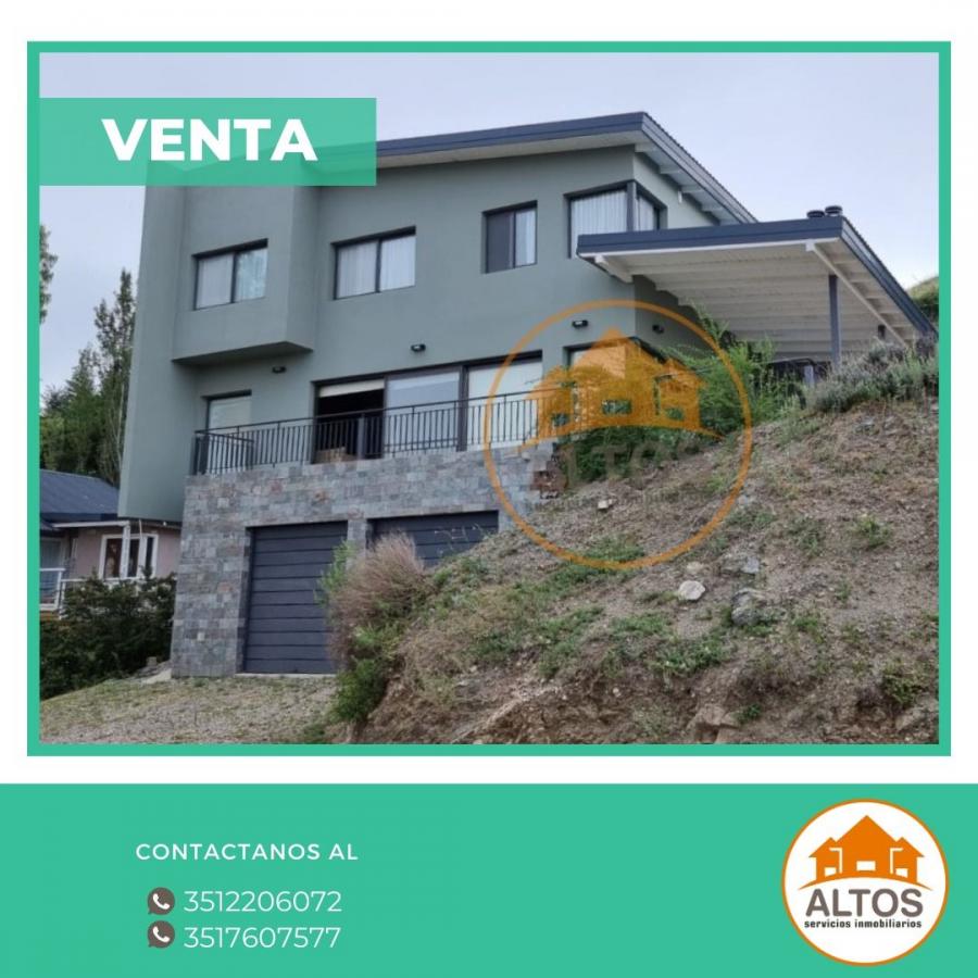 CASA TRES DORMITORIOS. IMPONENTE VISTA AL LAGO LOS MOLINOS. VALLE AZUL EN VILLA CIUDAD AMERICA. 