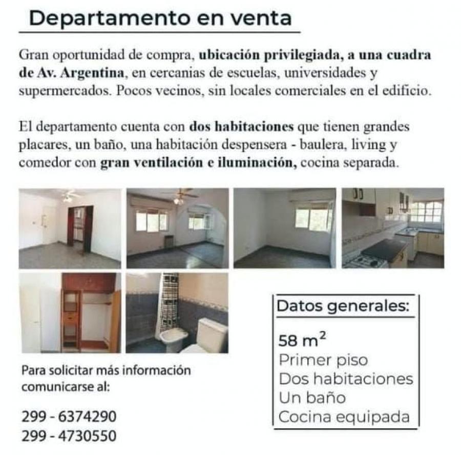 Foto Departamento en Venta en centro este, Neuquen, Neuquén - U$D 115.000 - DEV109937 - BienesOnLine