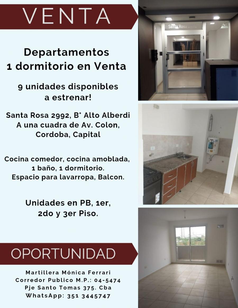 Foto Departamento en Venta en Alto Alberdi, Cordoba, Córdoba - U$D 46.000 - DEV105831 - BienesOnLine