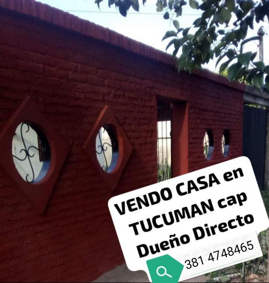 Dueño directo VENDE casa en Tucumán capital 