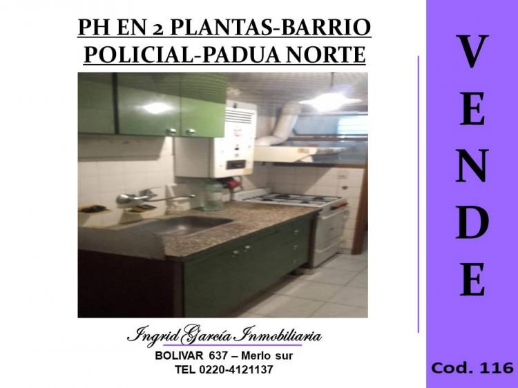 REF 116-PH EN 2 PLANTAS-BARRIO POLICIAL-PADUA NORTE