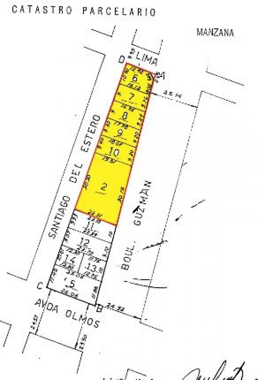 TERRENO IDEAL DESARROLLO INMOBILIARIO BV. GUZMAN ZONA CASA GOBIERNO.