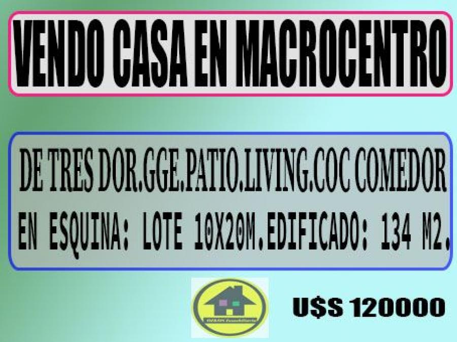 Foto Casa en Venta en MACROCENTRO, Rio Cuarto, Córdoba - U$D 120.000 - CAV117833 - BienesOnLine