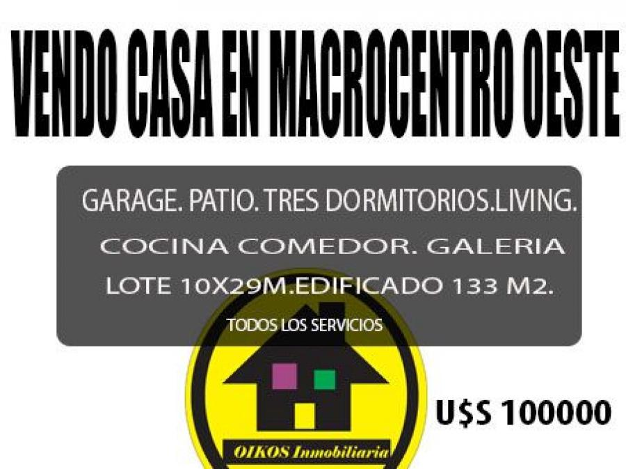 Foto Casa en Venta en MACROCENTRO, Rio Cuarto, Córdoba - U$D 100.000 - CAV117679 - BienesOnLine