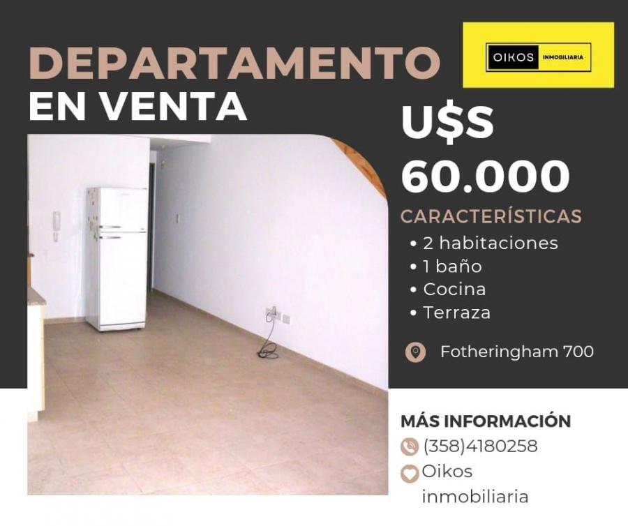 VENDO DEPTO EN FOTHERINGHAM 700