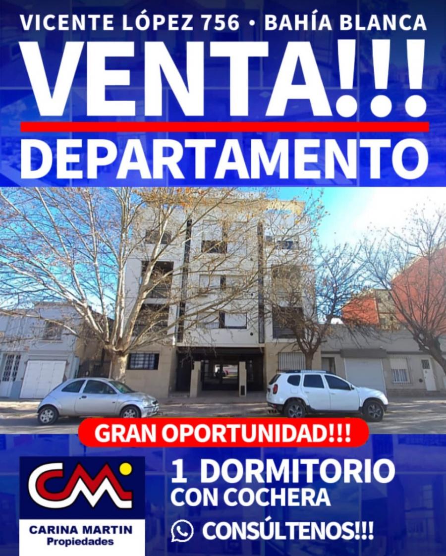 VENTA DEPTO. 1 DORM COCHERA 