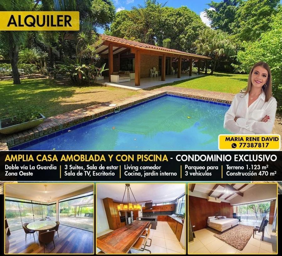 Foto Casa en Alquiler en Santa Cruz de la Sierra, Santa Cruz - U$D 2.000 - CAA7874 - BienesOnLine