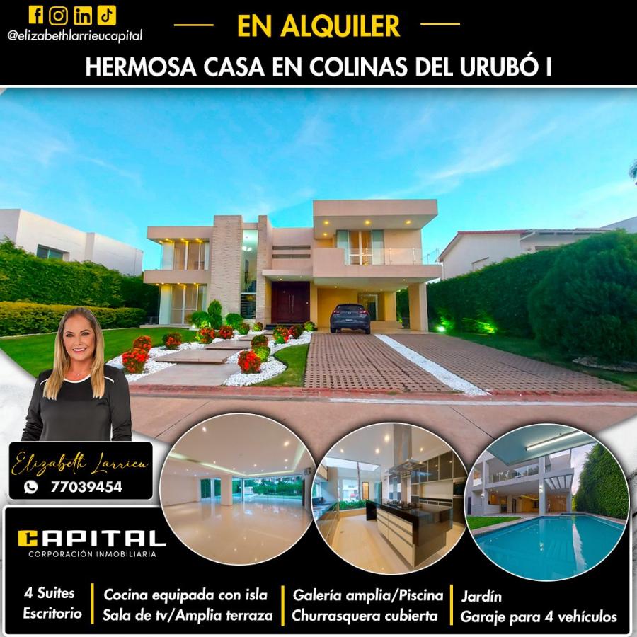 Foto Casa en Alquiler en Santa Cruz de la Sierra, Santa Cruz - U$D 4.000 - CAA8004 - BienesOnLine