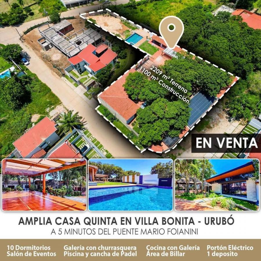 Casa quinta en venta - Villa Bonita Urubó