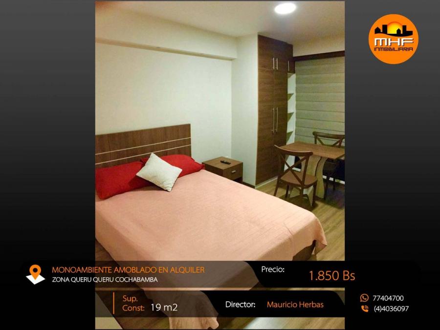 Foto Departamento en Alquiler en Queru Queru, Cochabamba, Cochabamba - $ 1.850 - DEA7942 - BienesOnLine