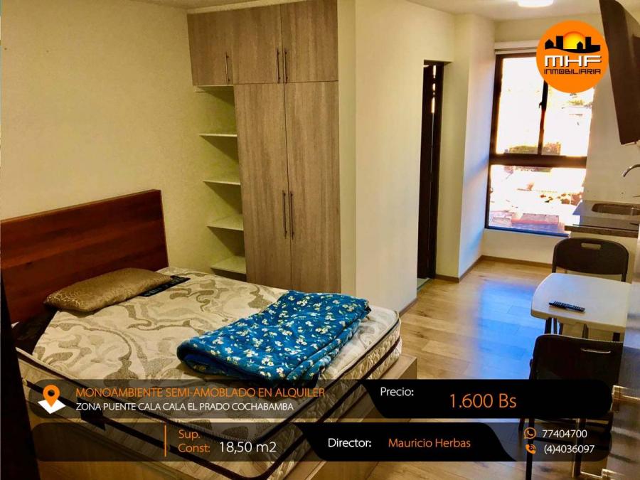 Foto Departamento en Alquiler en Central Norte, Cochabamba Capital, Cochabamba - $ 1.600 - DEA7769 - BienesOnLine