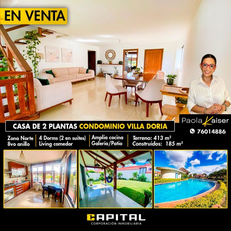 Foto Casa en Venta en zona norte, Santa Cruz de la Sierra, Santa Cruz - U$D 198.000 - CAV7995 - BienesOnLine