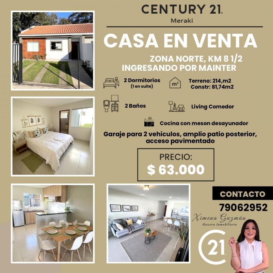 Foto Casa en Venta en Santa Cruz de la Sierra, Santa Cruz - U$D 63.000 - CAV7905 - BienesOnLine