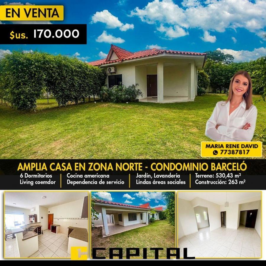 Foto Casa en Venta en Condominio Barceló, Santa Cruz de la Sierra, Santa Cruz - U$D 170.000 - CAV7971 - BienesOnLine