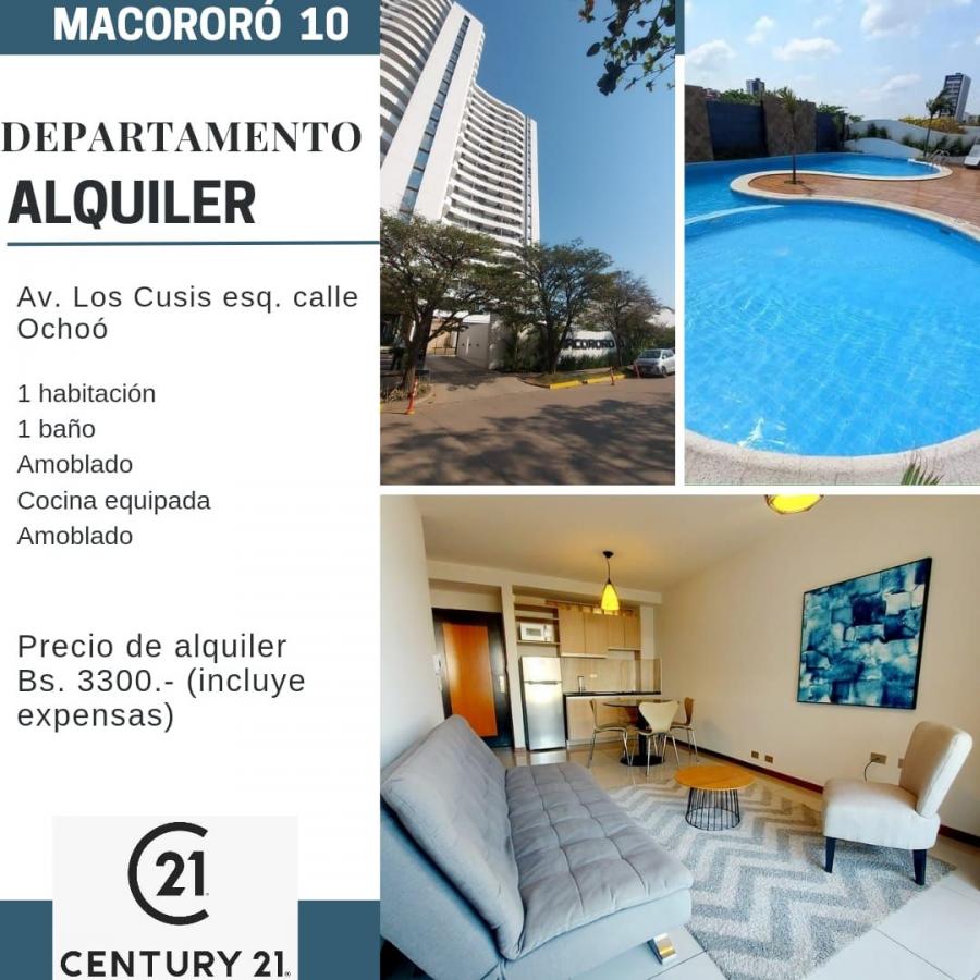 Foto Departamento en Alquiler en Santa Cruz de la Sierra, Santa Cruz - $ 3.300 - DEA7991 - BienesOnLine