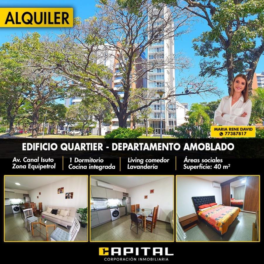 DEPARTAMENTO AMOBLADO EN ALQUILER - EDIFICIO QUARTIER