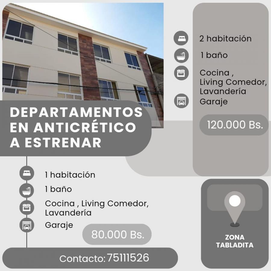 Foto Departamento en Venta en Tabladita, Tarija, Tarija - $ 270.000 - DEV7990 - BienesOnLine