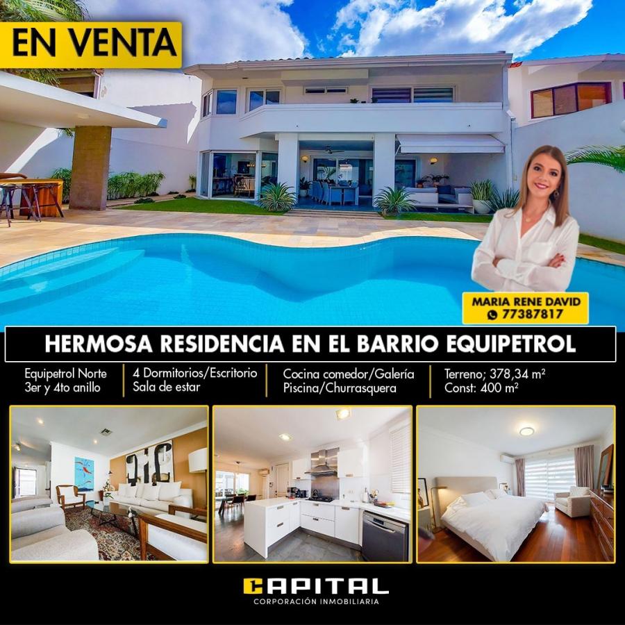 Foto Casa en Venta en Barrio Equipetrol, Santa Cruz de la Sierra, Santa Cruz - U$D 471.000 - CAV7816 - BienesOnLine