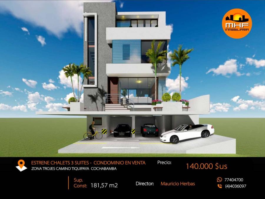 Foto Casa en Venta en Trojes, Tiquipaya, Cochabamba - U$D 140.000 - CAV7777 - BienesOnLine