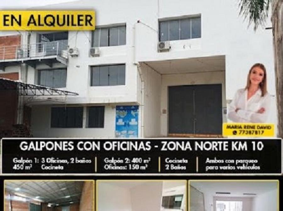 Foto Deposito en Alquiler en Zona Norte, Santa Cruz de la Sierra, Santa Cruz - U$D 1.800 - DPA8058 - BienesOnLine