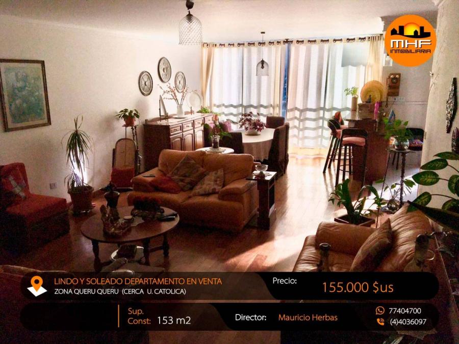 Foto Departamento en Venta en Queru Queru, Cochabamba, Cochabamba - U$D 155.000 - DEV7669 - BienesOnLine