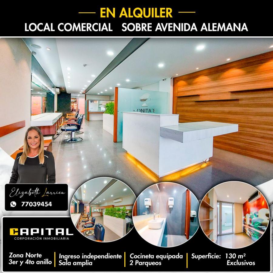 Local comercial en alquiler sobre Avenida Alemana zona norte