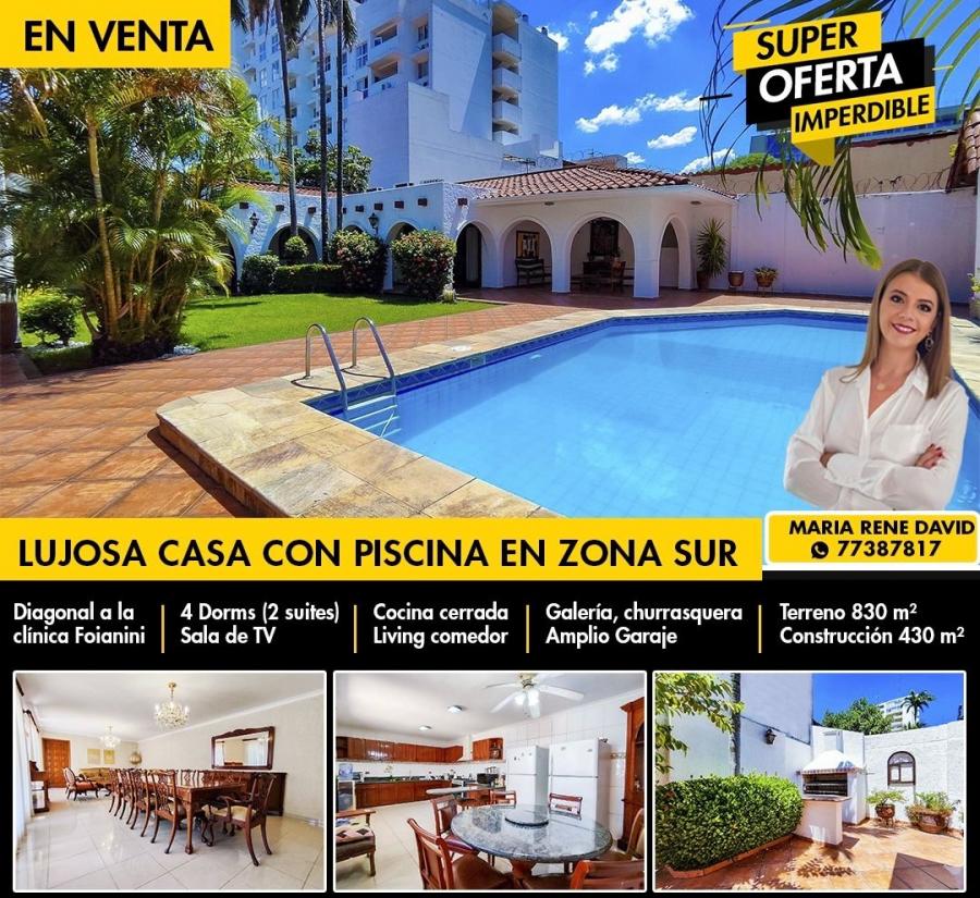 Foto Casa en Venta en Avenida Irala, Santa Cruz de la Sierra, Santa Cruz - U$D 420.000 - CAV7948 - BienesOnLine