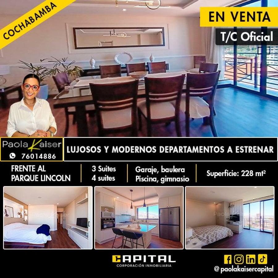 Foto Departamento en Venta en zona norte, Cochabamba, Cochabamba - U$D 250.800 - DEV8053 - BienesOnLine