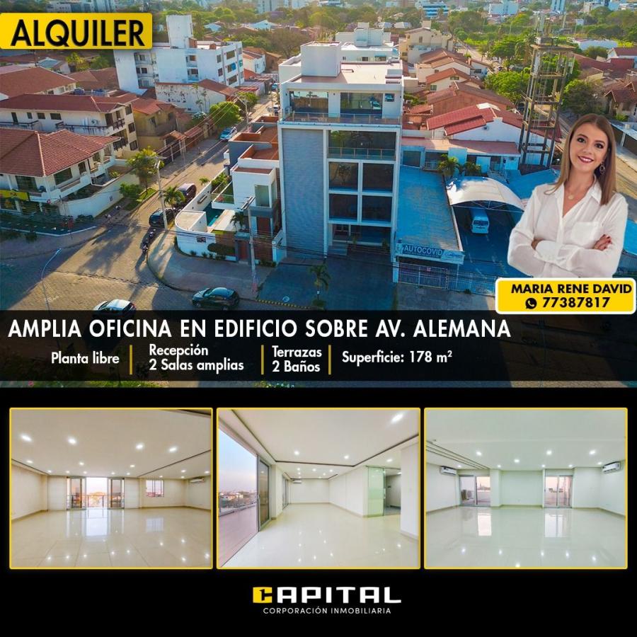 Foto Oficina en Alquiler en Avenida Alemana, entre 3er y 4to Anillo, Santa Cruz de la Sierra, Santa Cruz - $ 7.000 - OFA7946 - BienesOnLine