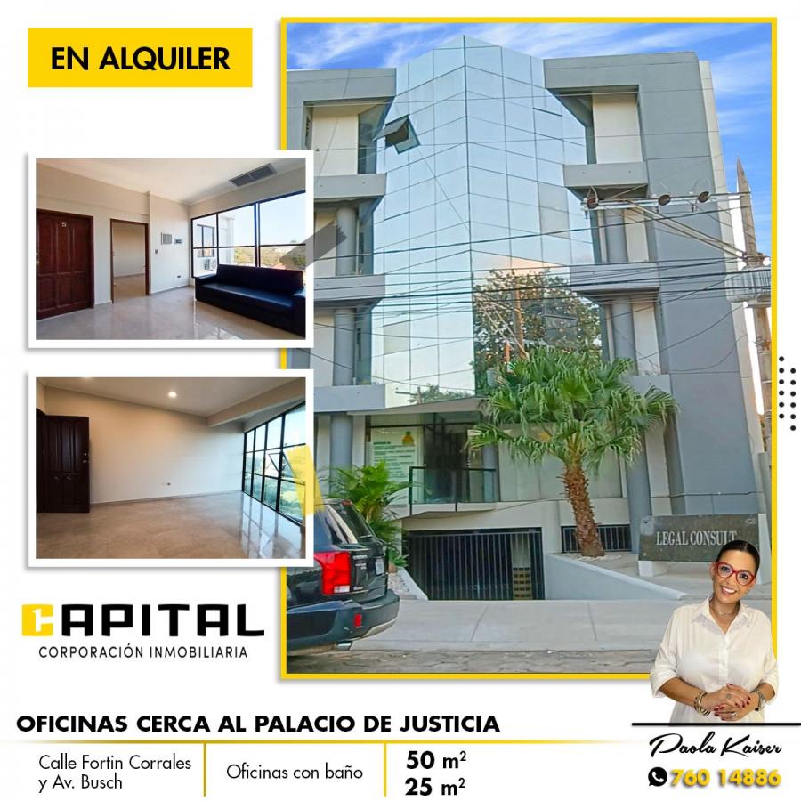 Foto Oficina en Alquiler en centro, Santa Cruz de la Sierra, Santa Cruz - $ 1.500 - OFA7789 - BienesOnLine