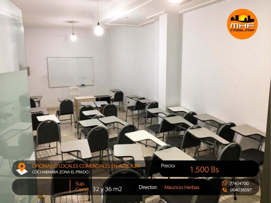 Foto Oficina en Alquiler en Central Norte, Cochabamba Capital, Cochabamba - $ 1.500 - OFA7741 - BienesOnLine