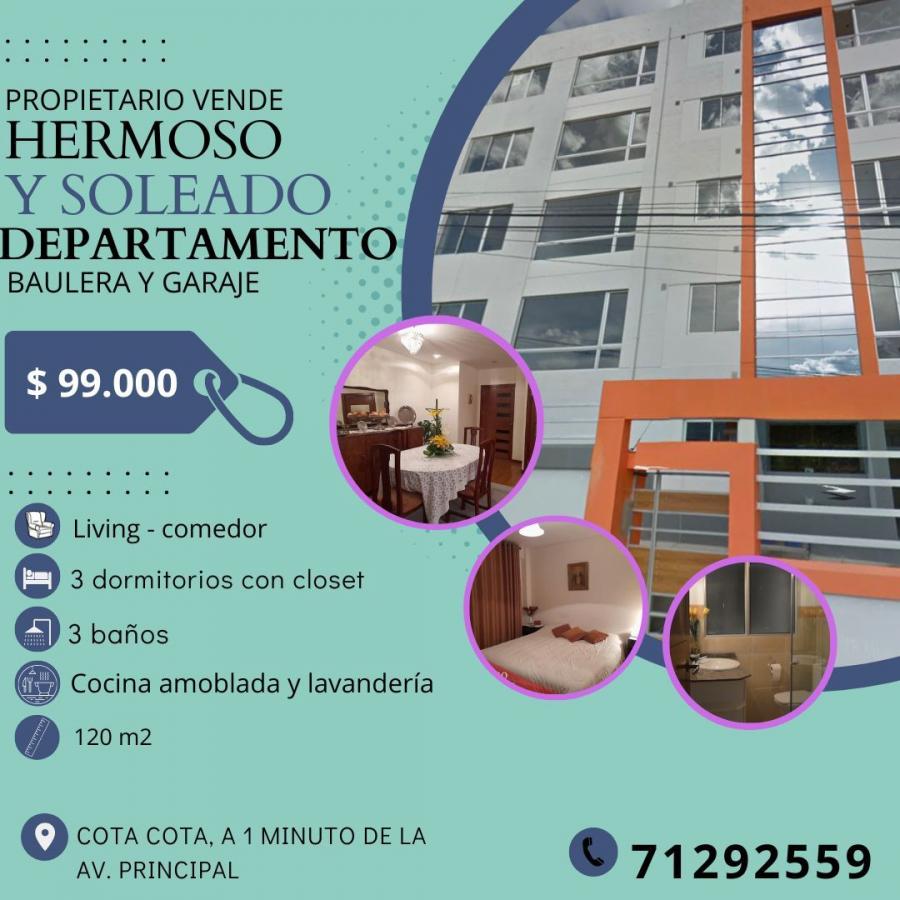 Foto Departamento en Venta en Cota Cota, La Paz, La Paz - U$D 99 - DEV6647 - BienesOnLine