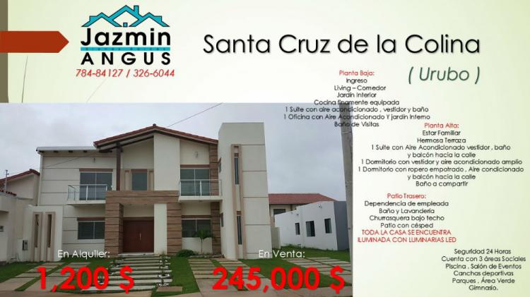 Casa en Alquiler en Urubo, Santa Cruz de la Sierra, Santa Cruz - U$D 1.