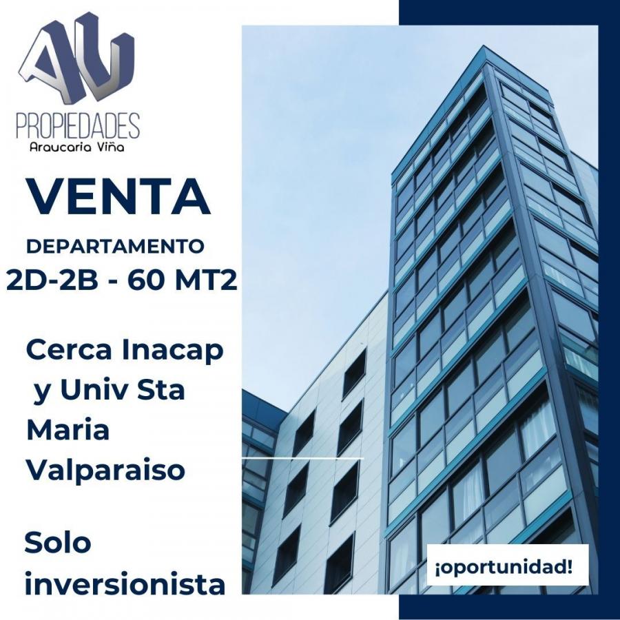 Foto Departamento en Venta en Caleta Portales Inacap, Valparaíso, Valparaiso - UFs 3.750 - DEV141119 - BienesOnLine