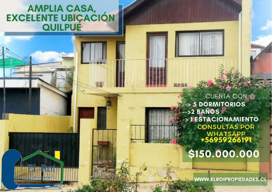 Foto Casa en Venta en Mena, Quilpué, Valparaiso - $ 150.000.000 - CAV153587 - BienesOnLine