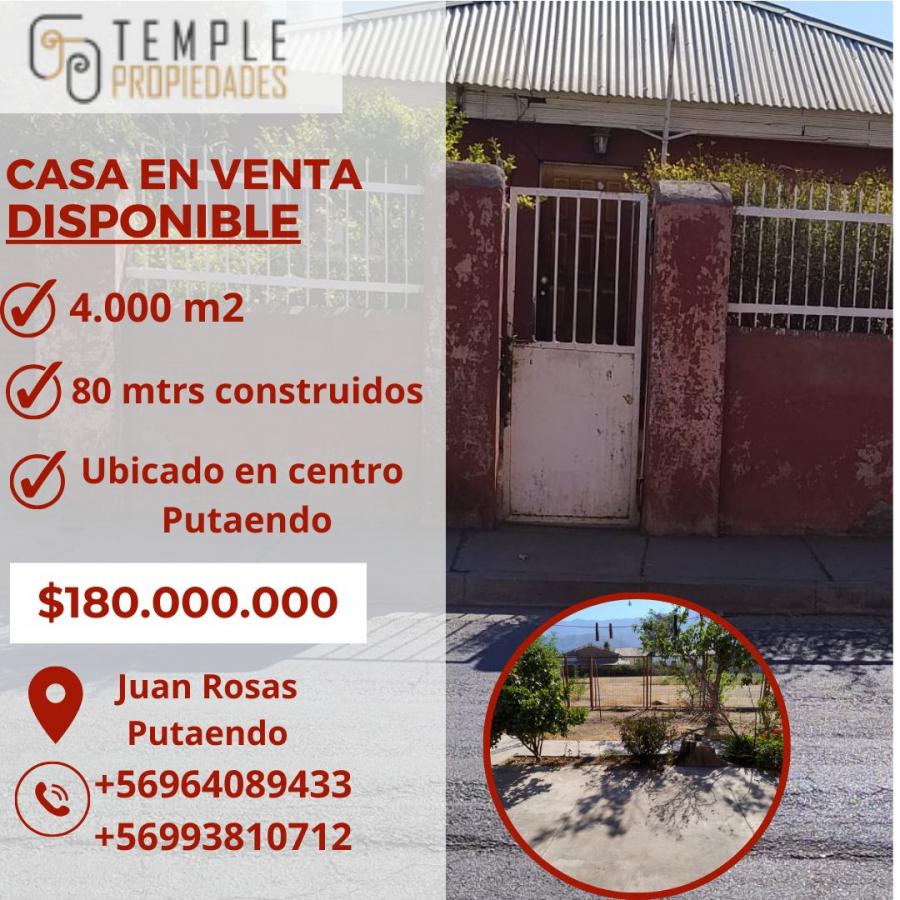 Foto Casa en Venta en Putaendo, San Felipe de Aconcagua - $ 180.000.000 - CAV153098 - BienesOnLine