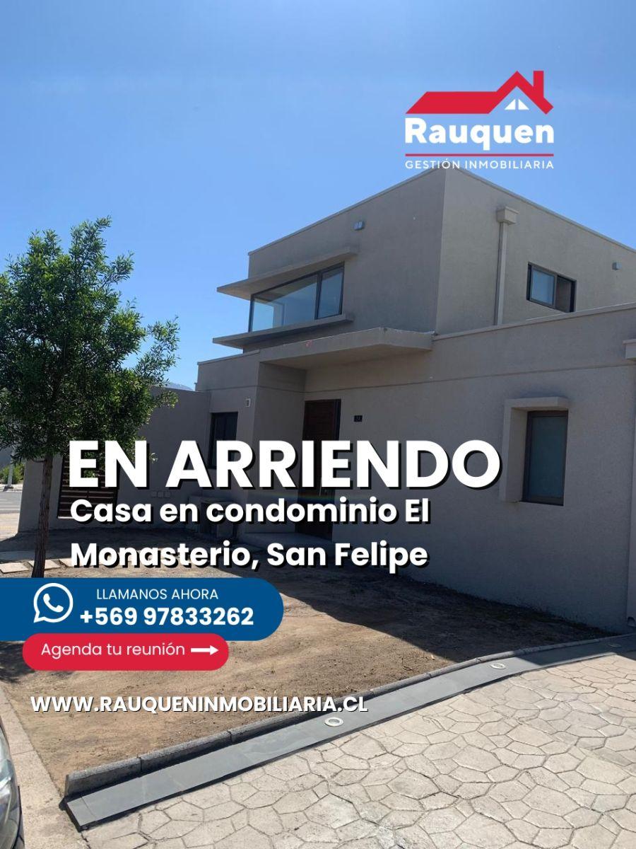 Foto Casa en Arriendo en San Felipe, San Felipe de Aconcagua - $ 850.000 - CAA153460 - BienesOnLine