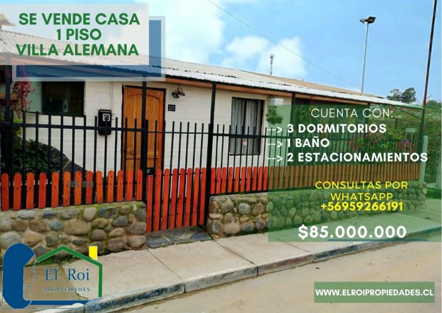 Foto Casa en Venta en Belfort, Villa Alemana, Valparaiso - $ 84.999.998 - CAV153584 - BienesOnLine