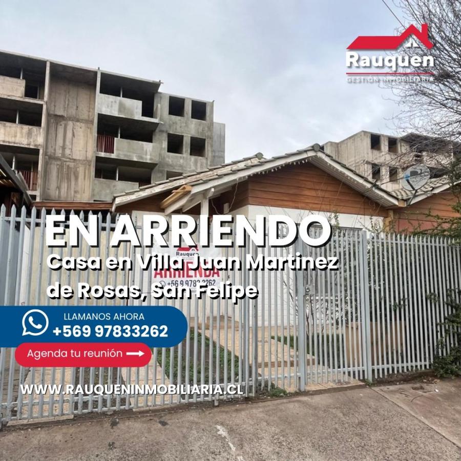 Foto Casa en Arriendo en San Felipe, San Felipe de Aconcagua - $ 365.000 - CAA153526 - BienesOnLine