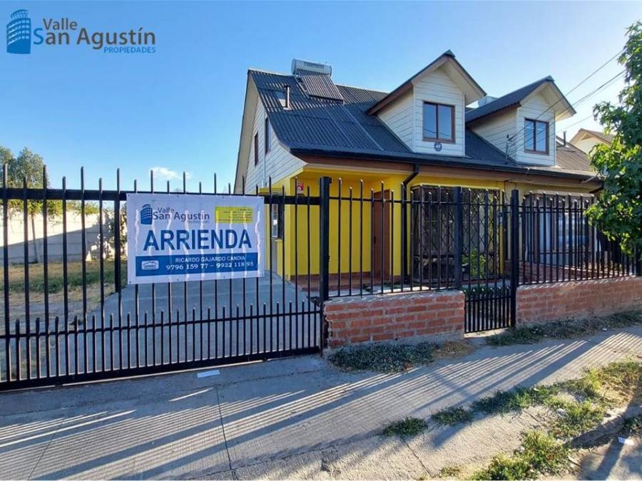 Foto Casa en Arriendo en RESIDENCIAL, VILLA DOÑA IGNACIA, Talca - $ 390.000 - CAA151992 - BienesOnLine