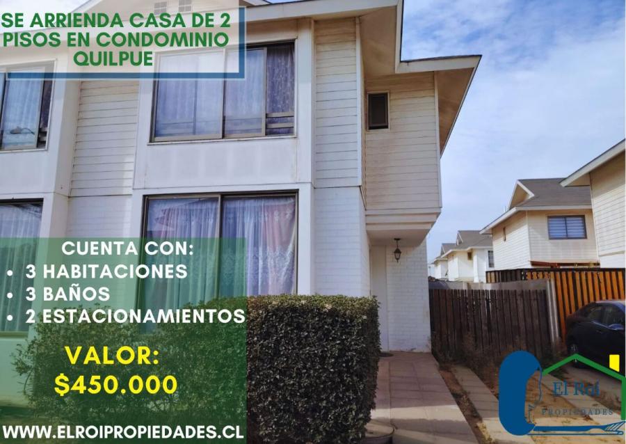 Foto Casa en Arriendo en Quilpué, Valparaiso - $ 450.000 - CAA151958 - BienesOnLine