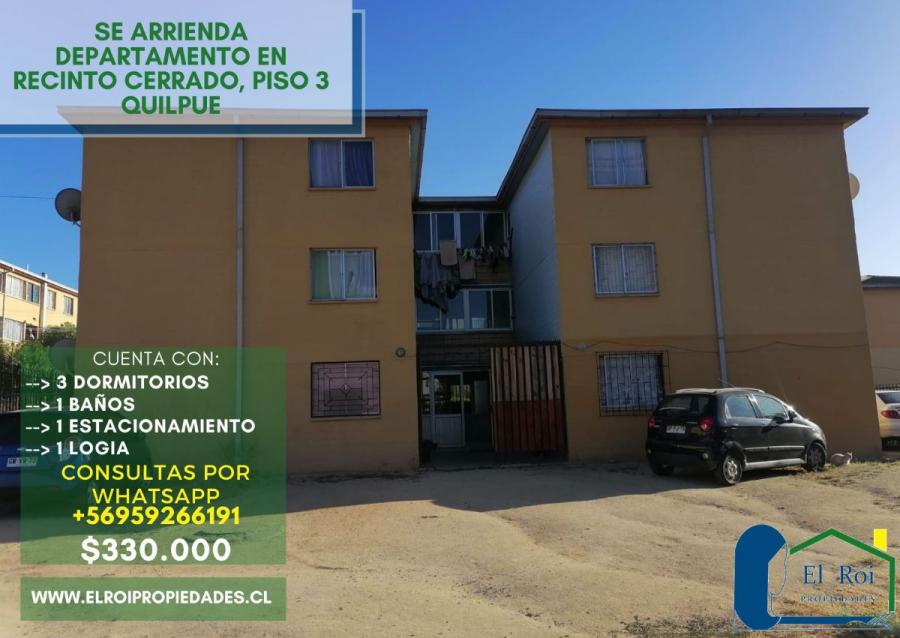 Foto Departamento en Arriendo en villa cumming, Quilpué, Valparaiso - $ 330.000 - DEA154176 - BienesOnLine