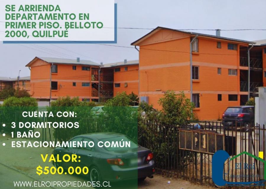 Foto Departamento en Arriendo en belloto 2000, Quilpue, Valparaiso - $ 430.000 - DEA153609 - BienesOnLine