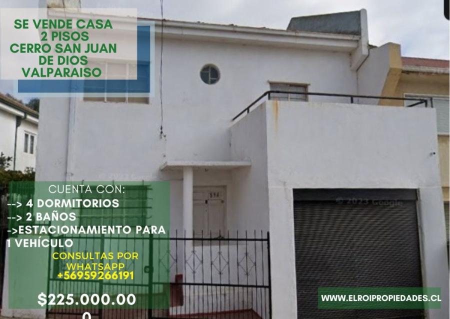 Foto Casa en Venta en Cerro San Juan de Dios, Valparaíso, Valparaiso - $ 224.999.998 - CAV153579 - BienesOnLine